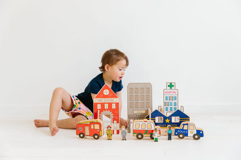 THE FRECKLED FROG - Happy Architect - Emergency Toy Set